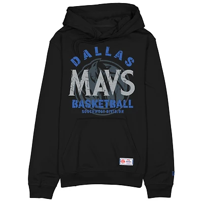 Sweat à capuche polaire New Era noir Dallas Mavericks édition City 2025/26 pour homme