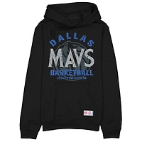 Sweat à capuche polaire New Era noir Dallas Mavericks édition City 2025/26 pour homme