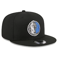 Casquette snapback New Era noire Dallas Mavericks 2026 NBA Draft Crystal 9FIFTY pour homme
