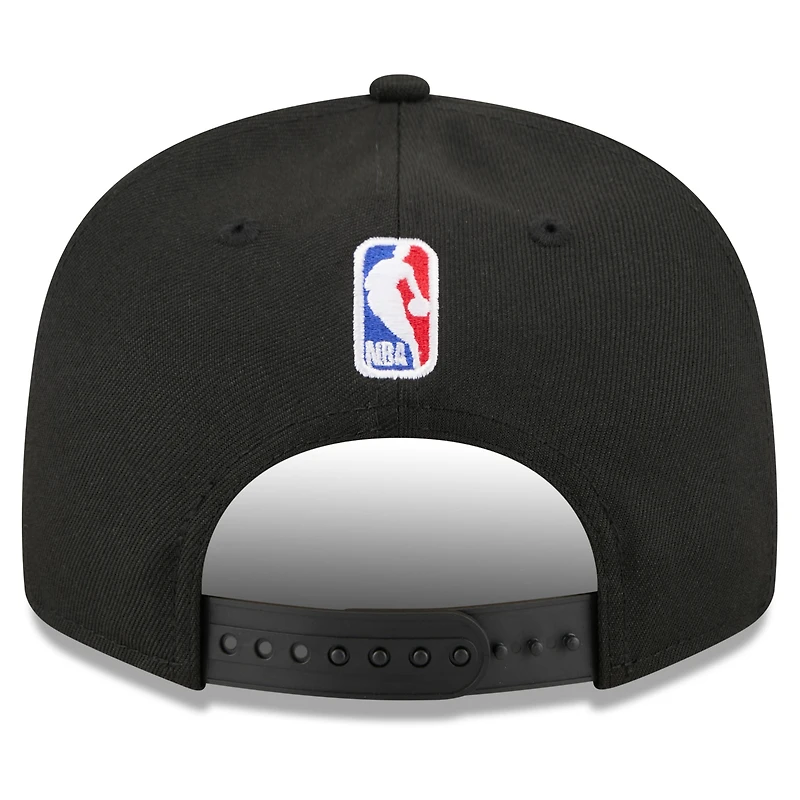 Casquette snapback New Era noire Dallas Mavericks 2026 NBA Draft Crystal 9FIFTY pour homme