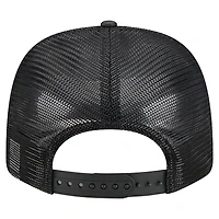 Men's New Era  Black Dallas Mavericks Quilted 9SEVENTY Trucker Adjustable Hat