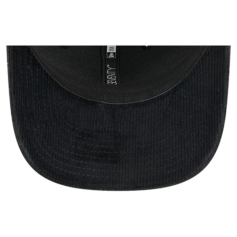 Men's New Era Black Dallas Mavericks Quilted 9SEVENTY Trucker Adjustable Hat