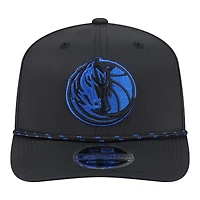Casquette New Era Dallas Mavericks Sport Corde Aérée à Boutons-pression Stretch-Snap pour Homme
