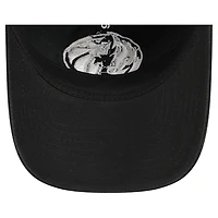 Men's New Era  Black Dallas Mavericks Stamp Fabric Applique 9TWENTY Adjustable Hat