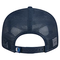 Men's New Era  Blue/Navy Dallas Mavericks Outdoor Split Panel 9FIFTY Snapback Hat