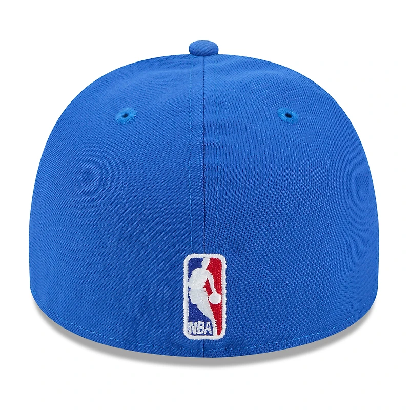 Men's New Era Blue Dallas Mavericks 2025 NBA Draft A-Frame 59FIFTY Fitted Hat