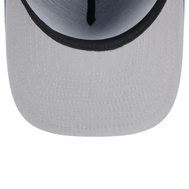 Men's New Era Blue Dallas Mavericks 2025 NBA Draft A-Frame 59FIFTY Fitted Hat