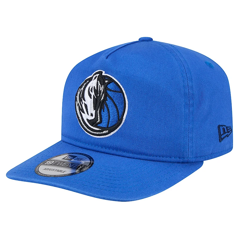 Casquette ajustable New Era 19TWENTY en coton bleu Dallas Mavericks pour homme