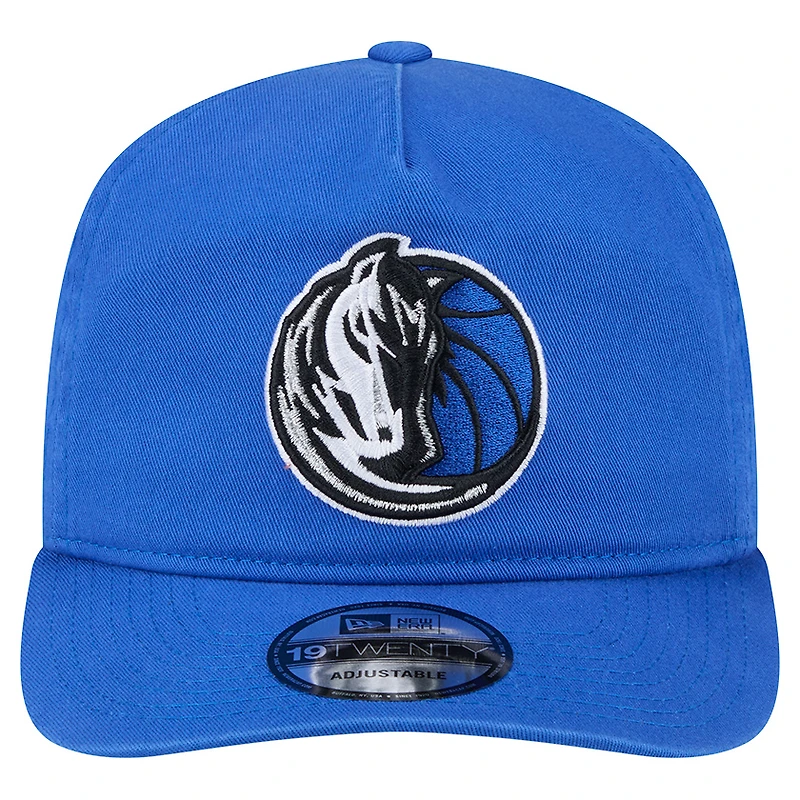 Casquette ajustable New Era 19TWENTY en coton bleu Dallas Mavericks pour homme
