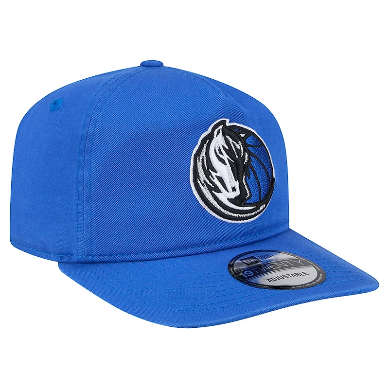Casquette ajustable New Era 19TWENTY en coton bleu Dallas Mavericks pour homme