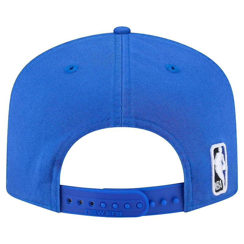 Casquette ajustable New Era 19TWENTY en coton bleu Dallas Mavericks pour homme