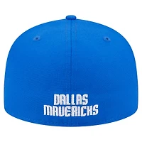 Men's New Era  Blue Dallas Mavericks Deceptor 59FIFTY Fitted Hat