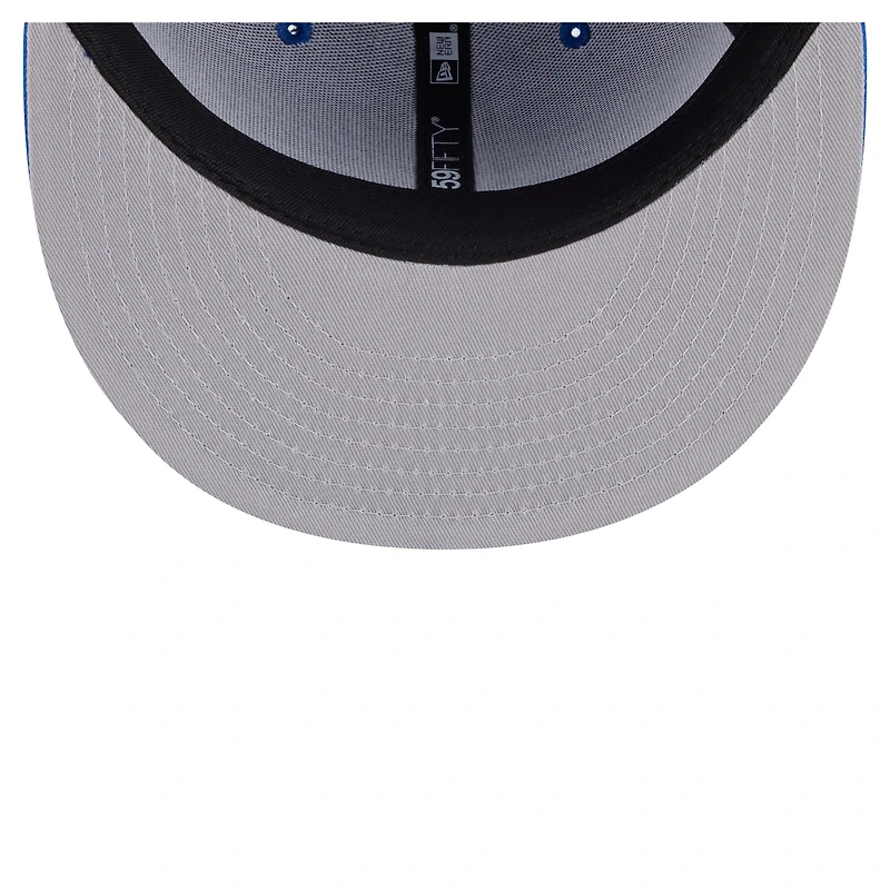 Men's New Era  Blue Dallas Mavericks Deceptor 59FIFTY Fitted Hat
