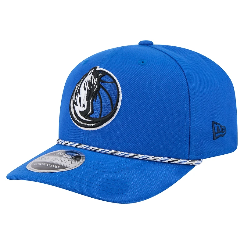 Casquette ajustable 9SEVENTY Dallas Mavericks bleue New Era pour homme