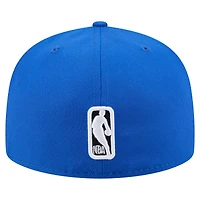 Casquette ajustée 59FIFTY bleue New Era Dallas Mavericks State Stitch pour homme