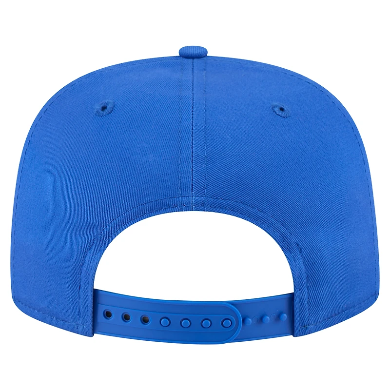 Men's New Era Blue Dallas Mavericks Team Text Golfer Snapback Hat