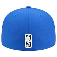 Men's New Era  Blue Dallas Mavericks Tri-Hit 59Fifty Fitted Hat