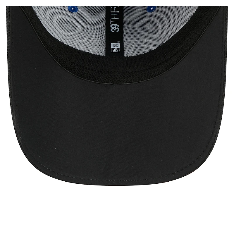 Casquette New Era bleue Dallas Mavericks Visor Hit 39THIRTY Flex pour homme