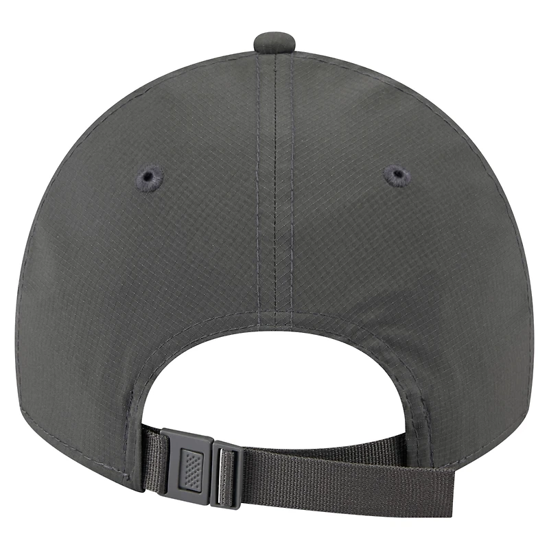 Men's New Era Charcoal Dallas Mavericks Active Ripstop 9TWENTY Adjustable Hat