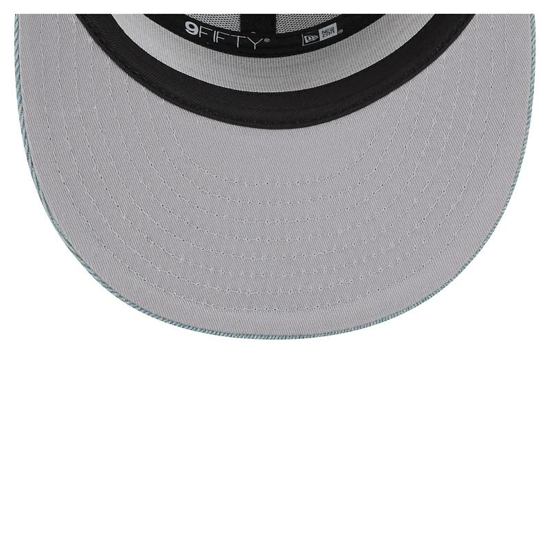 Casquette camionneur à pression 9FIFTY Adventure en denim pour homme des Dallas Mavericks de New Era