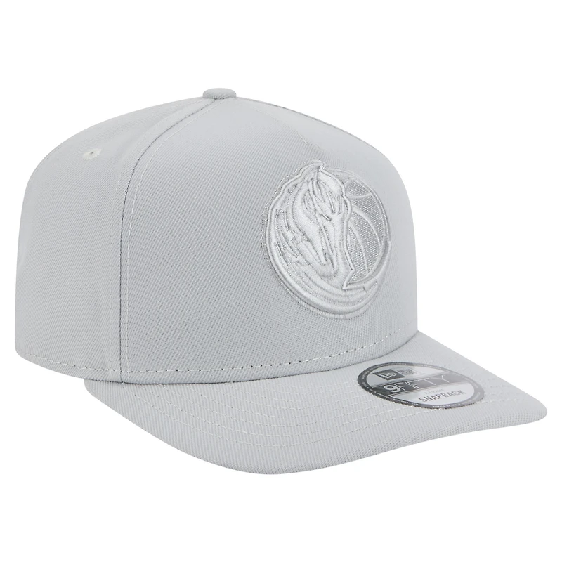 Casquette snapback 9FIFTY à pinces sur le devant Dallas Mavericks de New Era pour homme, gris, colorpack
