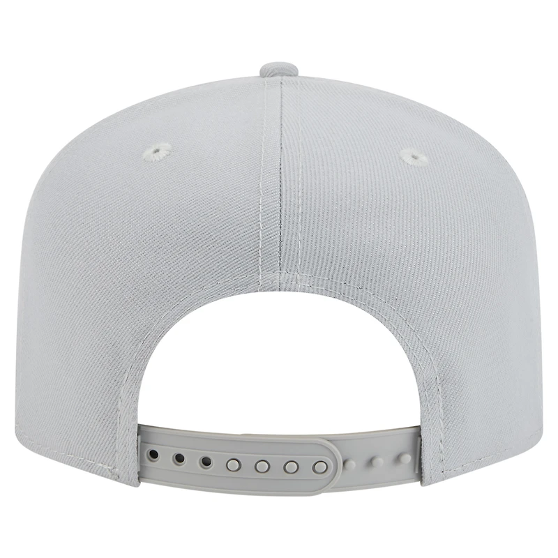 Casquette snapback 9FIFTY à pinces sur le devant Dallas Mavericks de New Era pour homme, gris, colorpack