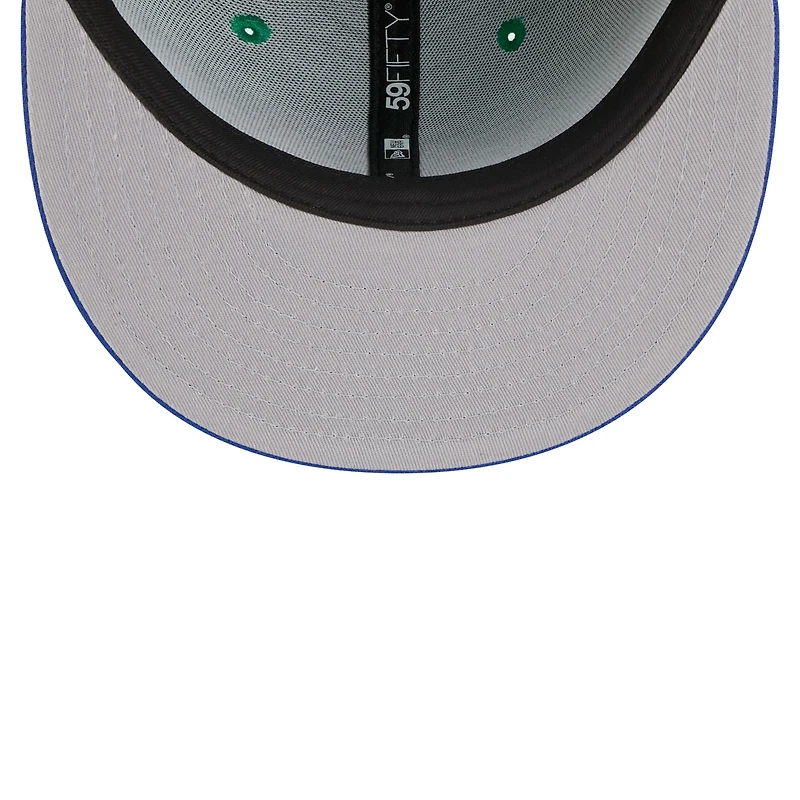 Men's New Era Green/Blue Dallas Mavericks 2025/26 Classic Edition Jersey Hook 59FIFTY Fitted Hat