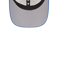 Casquette réglable 9FORTY New Era pour hommes, kaki/bleu, Dallas Mavericks Throwback Patch Trucker