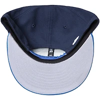 Men's New Era Navy/Blue Dallas Mavericks 2-Tone 9FIFTY Adjustable Snapback Hat