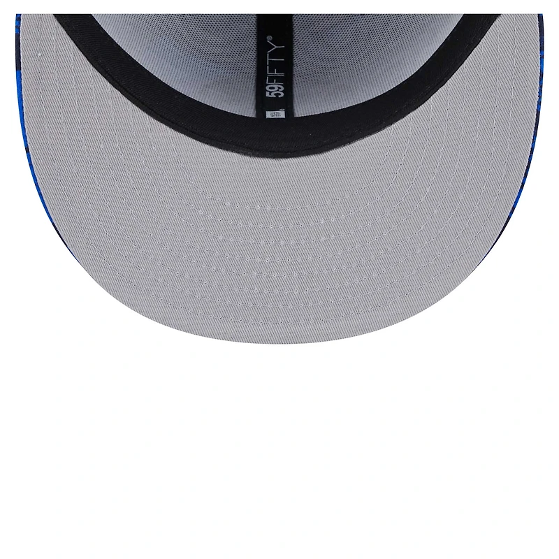 Men's New Era Navy Dallas Mavericks Tip-Off 59FIFTY Fitted Hat