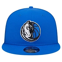 Casquette à visière ajustable 9FIFTY Dallas Mavericks Royal New Era pour homme