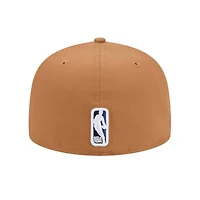 Men's New Era Tan Dallas Mavericks Color Pack 59FIFTY Fitted Hat