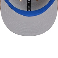 Men's New Era Tan Dallas Mavericks Color Pack 59FIFTY Fitted Hat