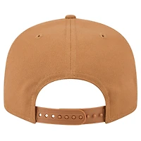 Men's New Era Tan Dallas Mavericks Color Pack 9FIFTY Snapback Hat