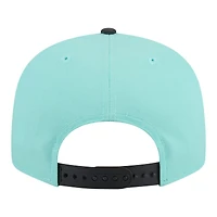 Men's New Era Turquoise/Charcoal Dallas Mavericks Color Pack Two-Tone 9FIFTY Snapback Hat