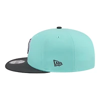 Men's New Era Turquoise/Charcoal Dallas Mavericks Color Pack Two-Tone 9FIFTY Snapback Hat