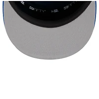 Men's New Era  White/Blue Dallas Mavericks 2025 NBA Tip Off Split Panel 59FIFTY Fitted Hat