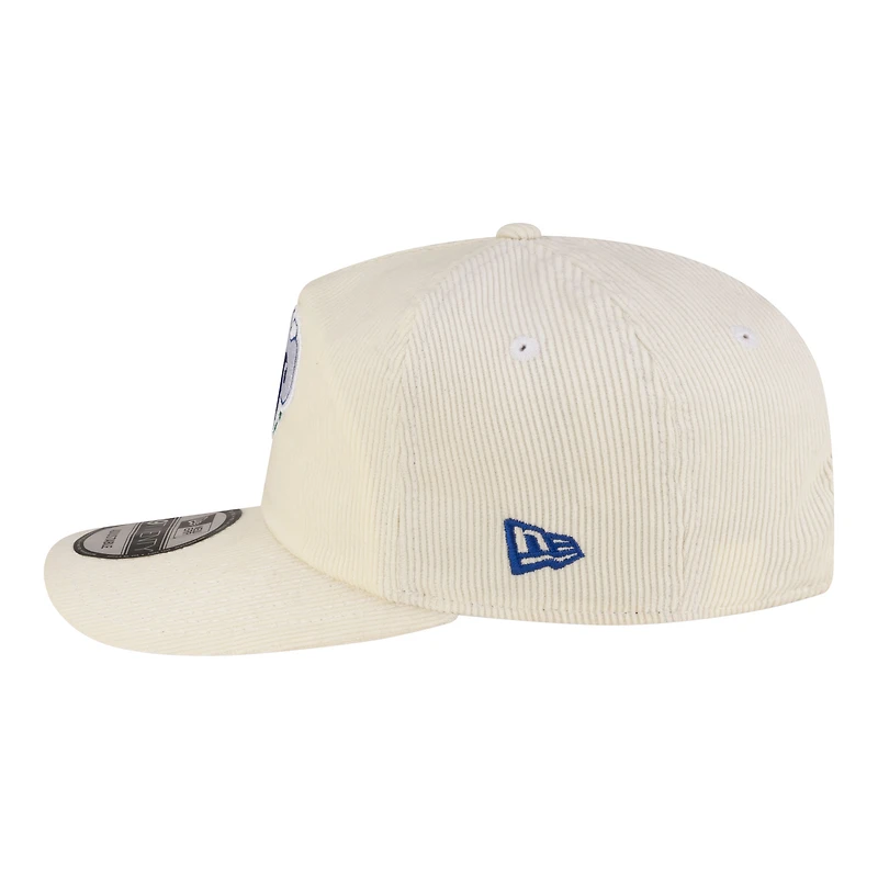 Men's New Era  White Dallas Mavericks 19TWENTY 80s Chrome Corduroy Adjustable Hat