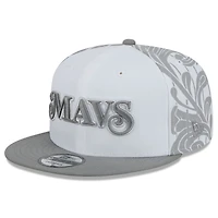 Casquette snapback 9FIFTY Dallas Mavericks City Edition 2024/25 blanche New Era pour homme