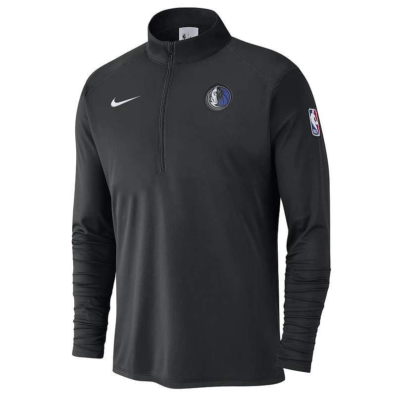 Men's Nike Dallas Mavericks 2024/25 Courtside Performance Half-Zip Top
