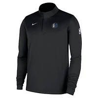 Men's Nike Royal Dallas Mavericks 2025/26 Authentic Coaches Quarter-Zip Dri-Fit Top
