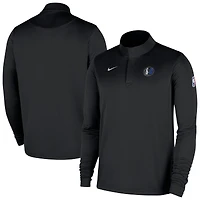 Men's Nike Royal Dallas Mavericks 2025/26 Authentic Coaches Quarter-Zip Dri-Fit Top