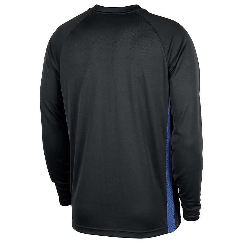 Men's Nike  Black Dallas Mavericks 2025/26 City Edition Authentic Pregame Dri-FIT Long Sleeve Shooting T-Shirt