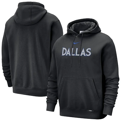 Men's Nike Black Dallas Mavericks 2025/26 City Edition Essential Remix Club Hoodie