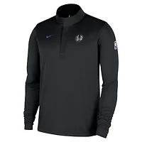 Men's Nike  Black Dallas Mavericks 2025/26 City Edition Remix Authentic Coaches Dri-FIT Half-Zip Top