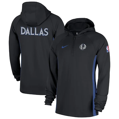 Men's Nike  Black Dallas Mavericks 2025/26 City Edition Remix Authentic On-Court Quarter-Zip Dri-FIT Hooded Jacket