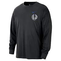 Men's Nike  Black Dallas Mavericks 2025/26 City Edition Remix Essential Logo Long Sleeve T-Shirt