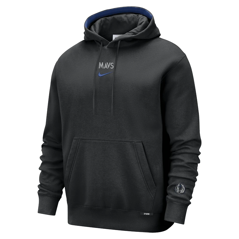 Men's Nike  Black Dallas Mavericks 2025/26 City Edition Remix Premium Courtside Hoodie