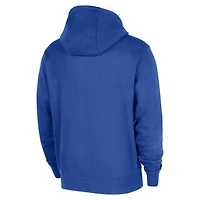 Men's Nike Blue Dallas Mavericks 2025/26 Authentic Practice Club Pullover Hoodie