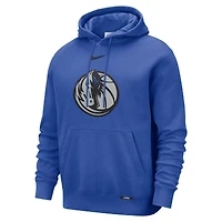 Men's Nike  Blue Dallas Mavericks 2025/26 City Edition Essential Logo Remix Hoodie